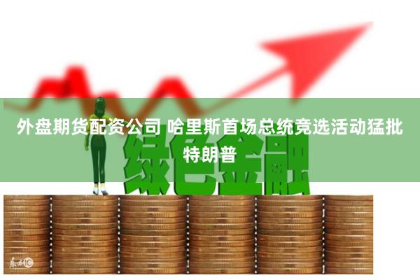 外盘期货配资公司 哈里斯首场总统竞选活动猛批特朗普