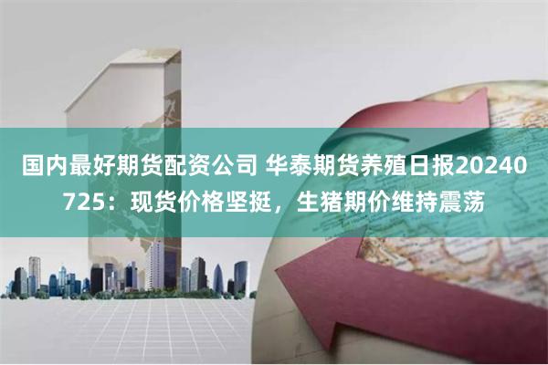 国内最好期货配资公司 华泰期货养殖日报20240725：现货价格坚挺，生猪期价维持震荡
