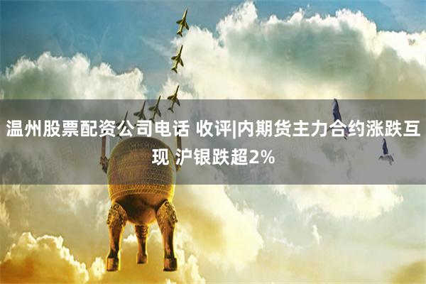 温州股票配资公司电话 收评|内期货主力合约涨跌互现 沪银跌超2%