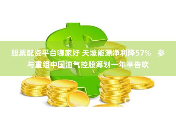 股票配资平台哪家好 天壕能源净利降57%   参与重组中国油气控股筹划一年半告吹