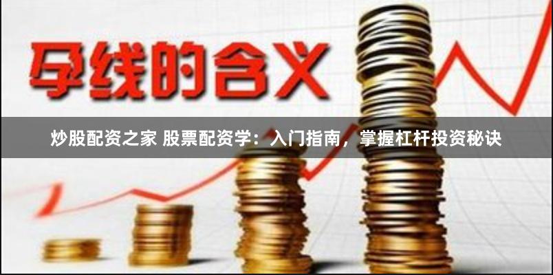 炒股配资之家 股票配资学：入门指南，掌握杠杆投资秘诀